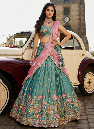 Green Lehenga Choli