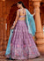 Shop Lavender And Blue Lehenga Choli