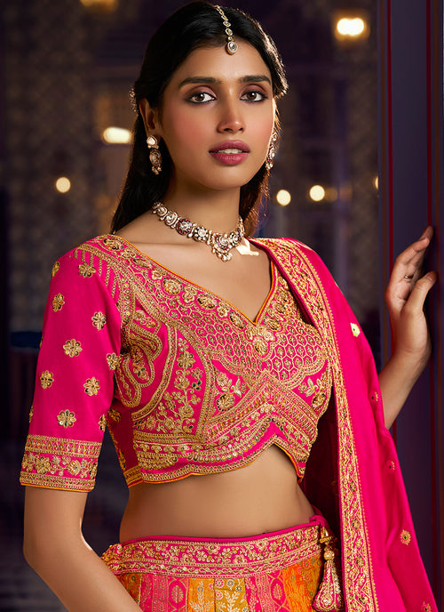 Shop Pink Lehenga Online