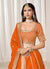 Orange Wedding Lehenga Choli In UK
