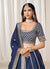 Buy Blue Wedding Lehenga Choli In Canada