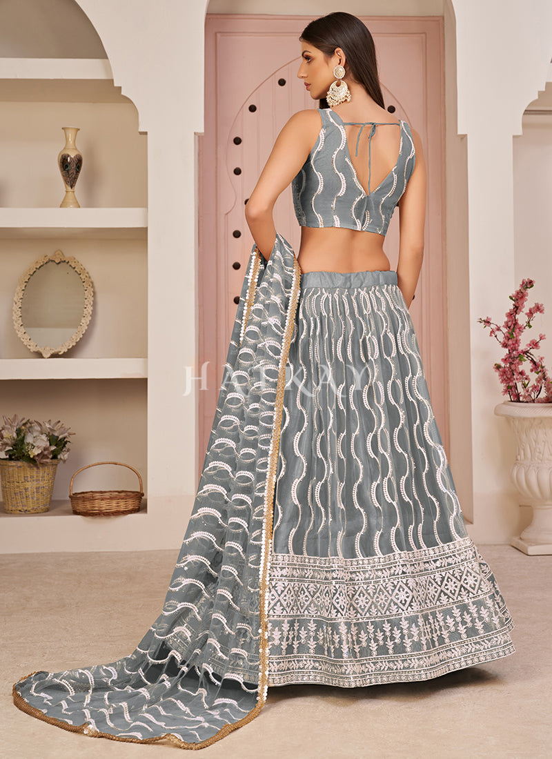 Shop Net Lehenga Choli
