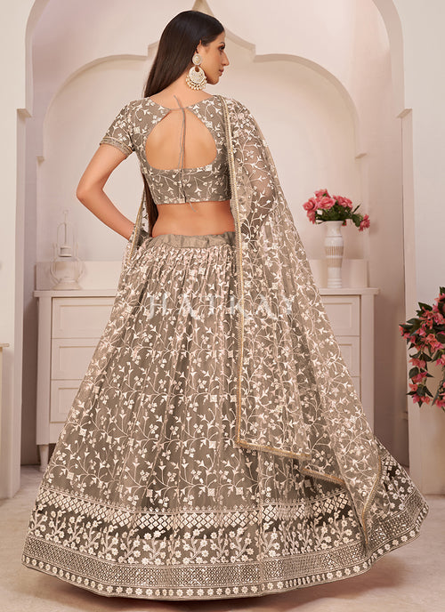 Light Brown Lehenga Choli