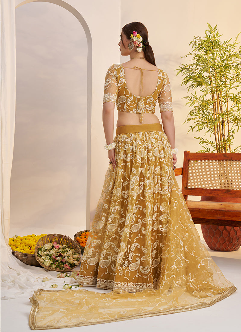 Shop Yellow Lehenga Choli In UK