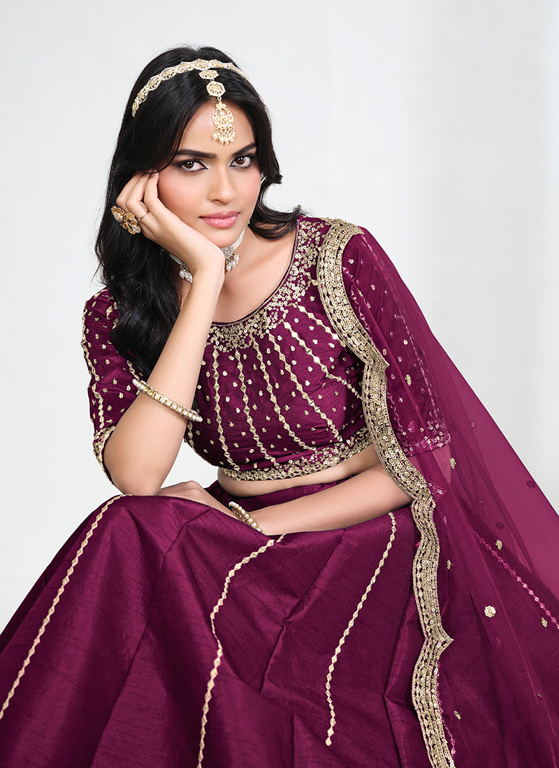 Shop Wine Lahenda Choli Online