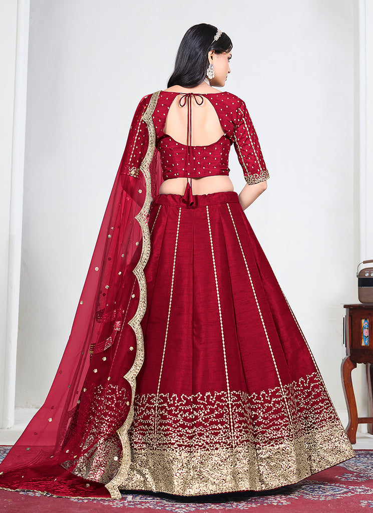Buy Red Lehenga Choli In Canada