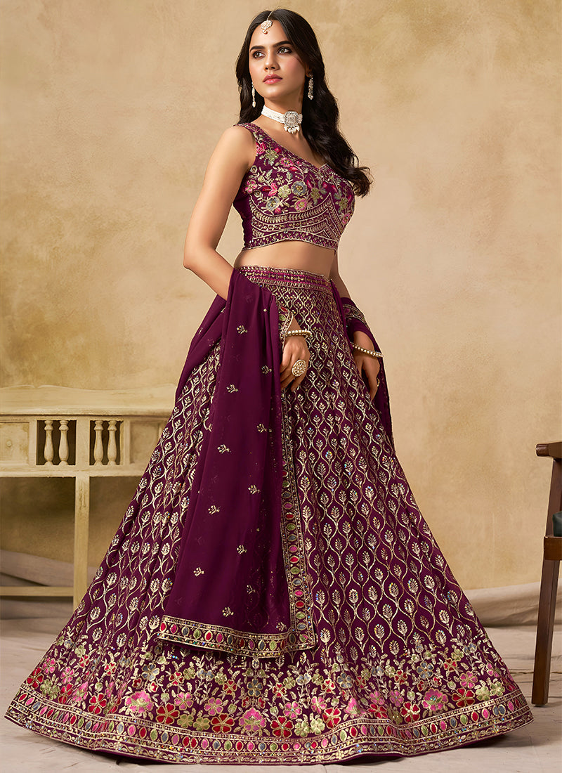 Buy Embroidered Lehenga 

