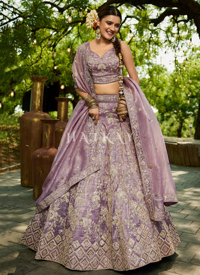 Lavender Lehenga Choli
