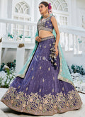 Buy Purple Lehengas For Weddings
