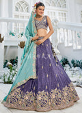 Buy Purple Designer Lehenga 