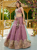 Mauve Wedding Lehenga | Indian Weddings | Intimate Wedding
