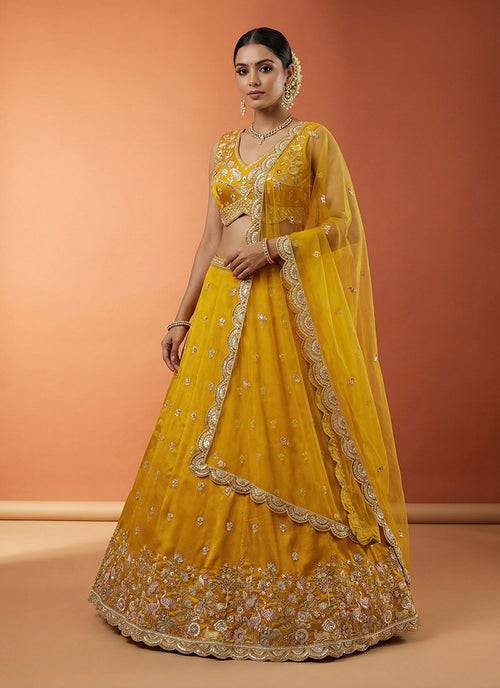 yellow indian dress Persia Ombre Silk Maxi Dress: Handcrafted Gown USA Raas Satin with can Yellow Salwar Suit: Buy Indian