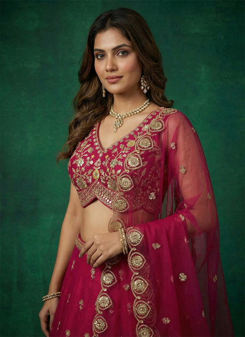Buy Designer Lehenga Choli Online - Hatkay.com
