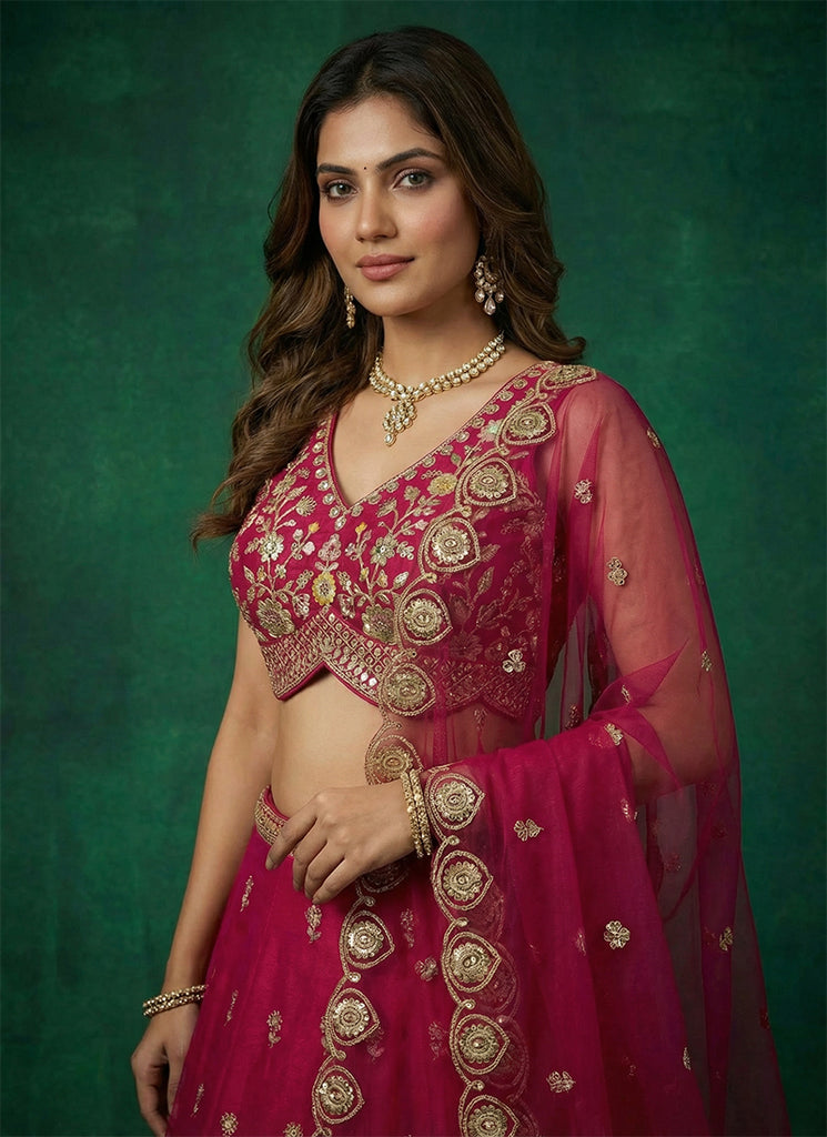 Buy Designer Lehenga Choli Online - Hatkay.com