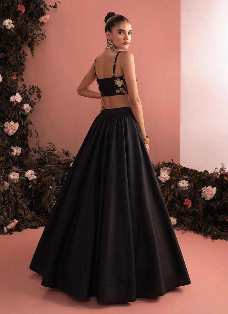 Buy Black Handwork Lehenga Choli In Canada


