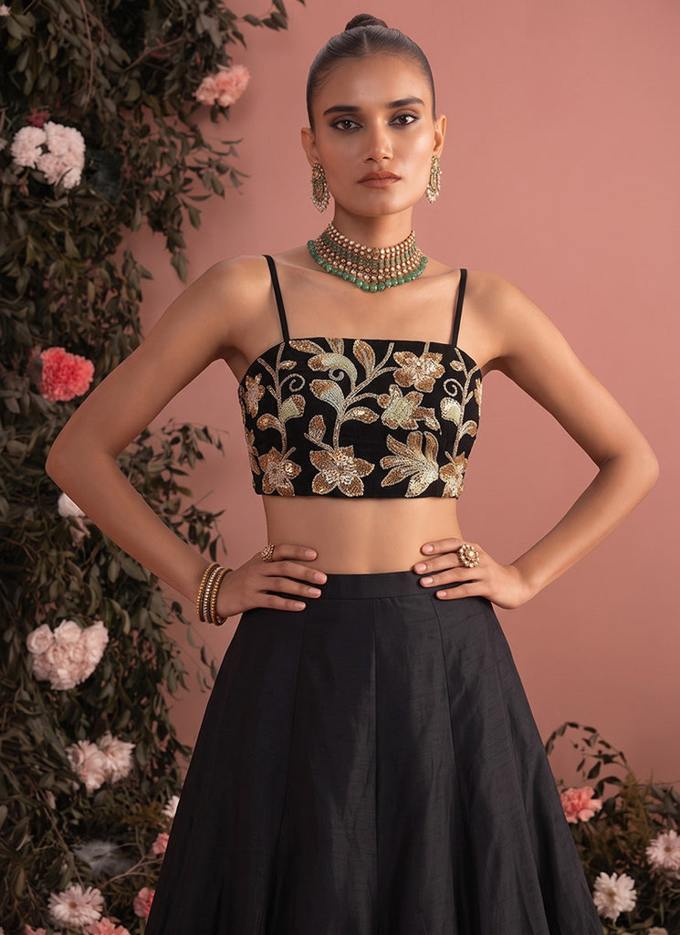 Shop Black Lehenga Choli Online

