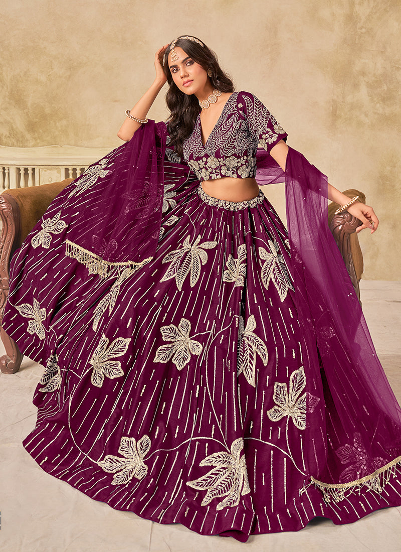 Buy Purple Lahenda Choli Online
