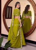 Lime Green Bollywood Lehenga Choli