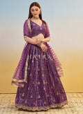 Purple Lehenga Choli