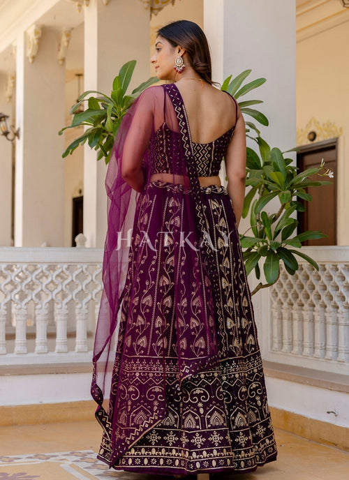 Buy Purple Lahenda Choli