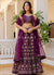 Shop Purple Embroidered Lehenga Choli