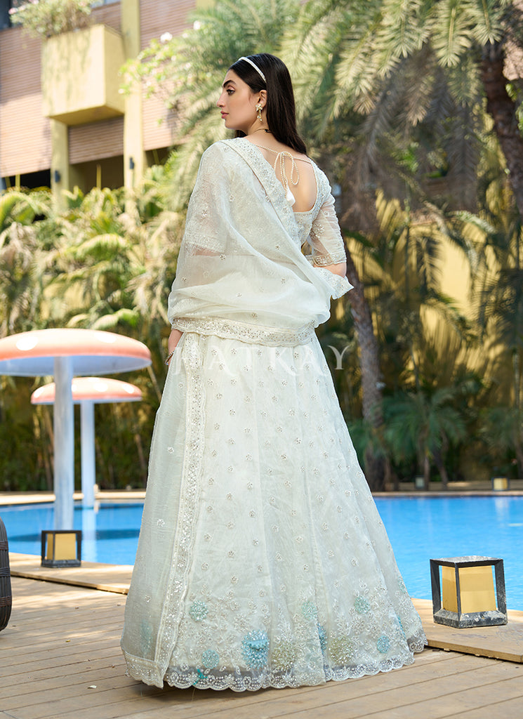 Buy Off White Lehenga Choli 