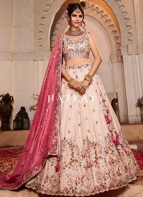 Pink Lahenda Choli