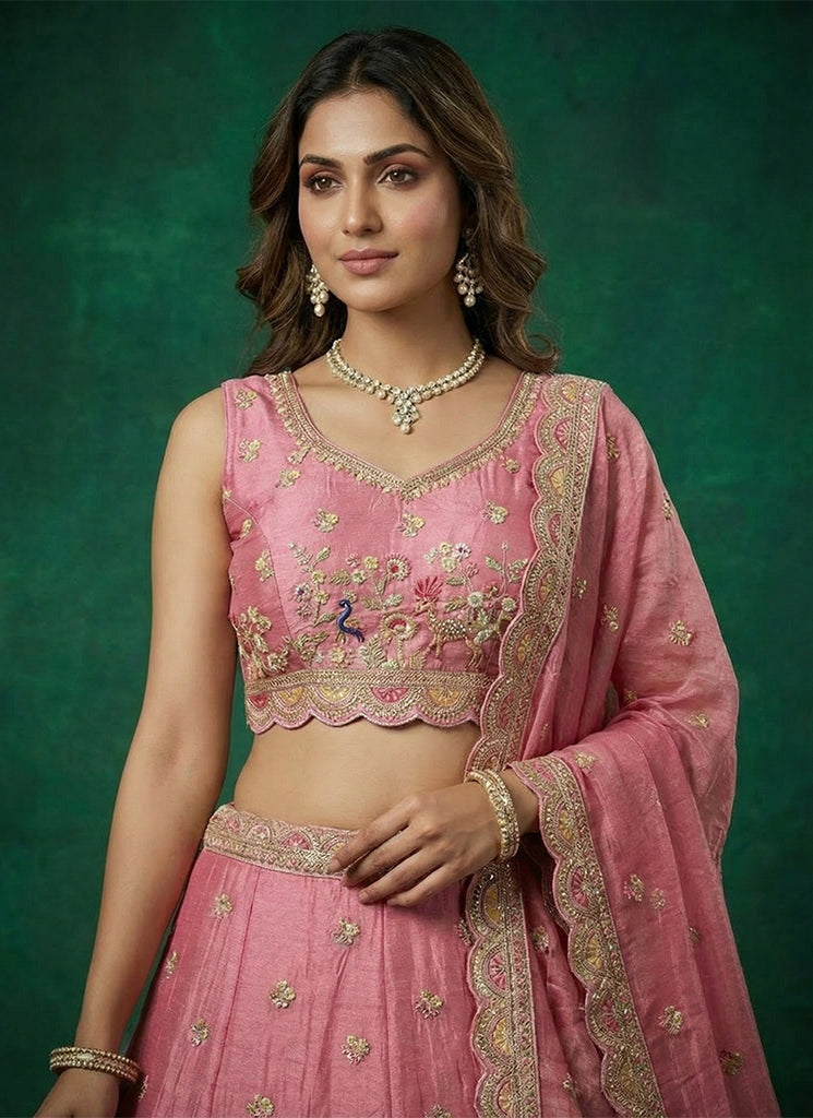 Shop Pink Lehenga Choli Online