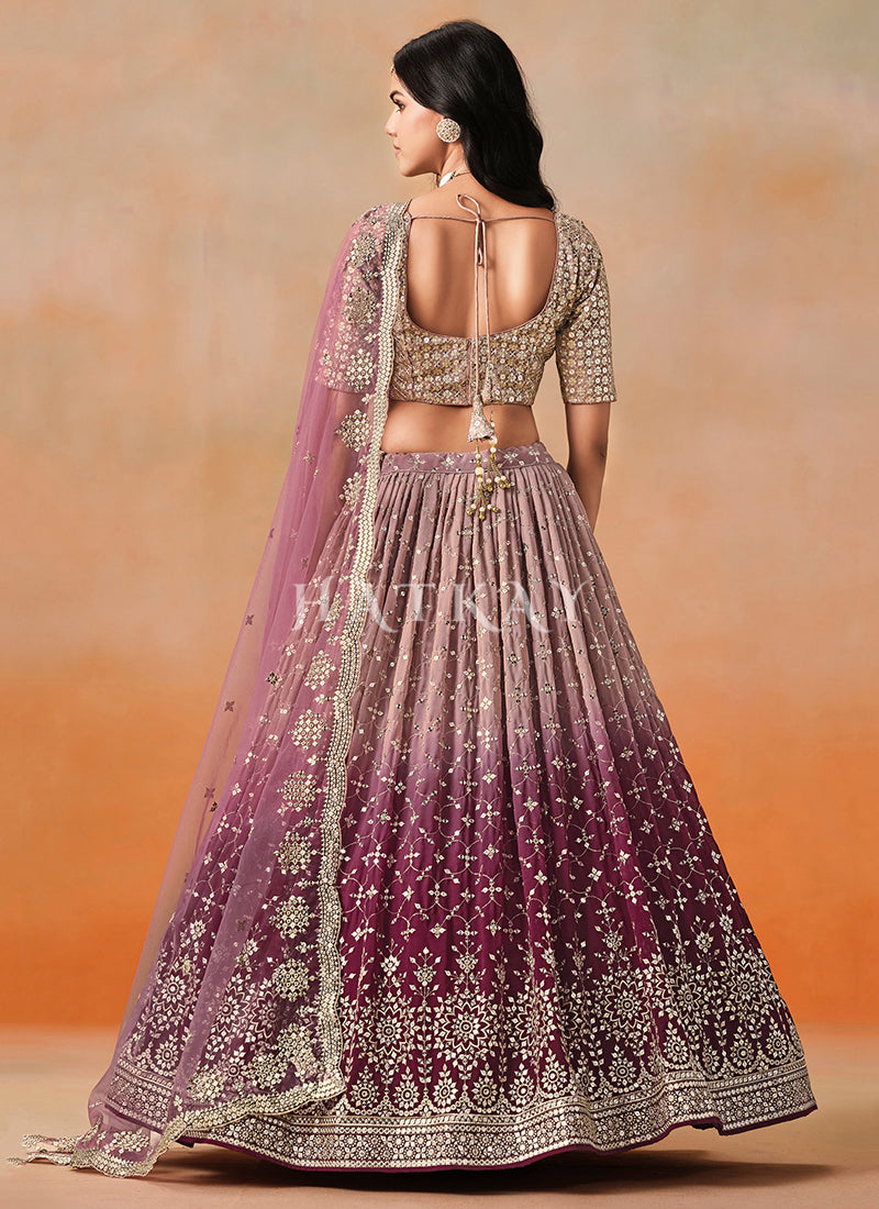 Maroon Bridal Lehenga Choli