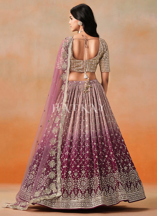 Maroon Bridal Lehenga Choli