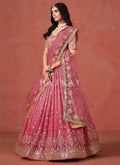 Peach Bridal Lehenga Choli