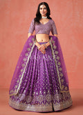 Purple Lehenga Choli