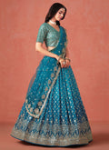 Turquoise Bridal Lehenga Choli