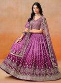 Magenta Bridal Lehenga Choli
