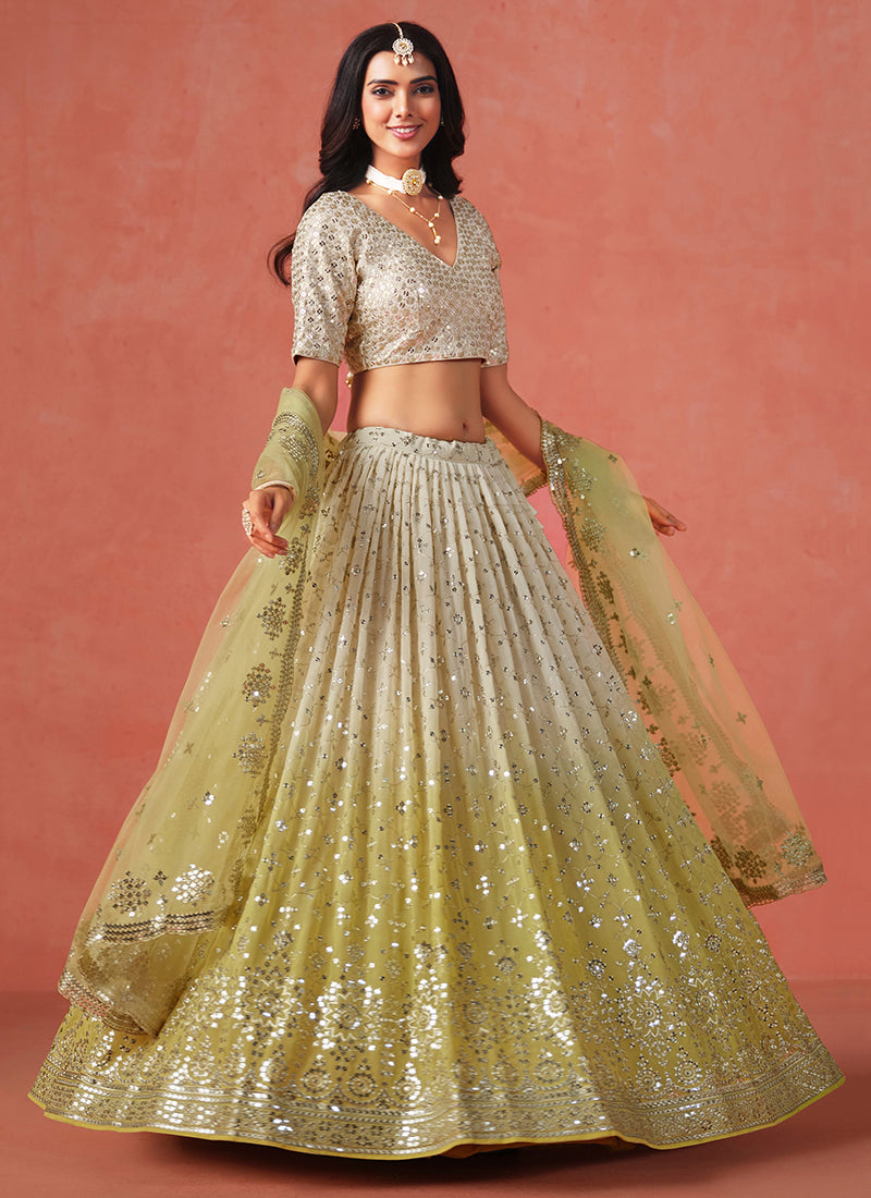 Yellow Lehenga Choli