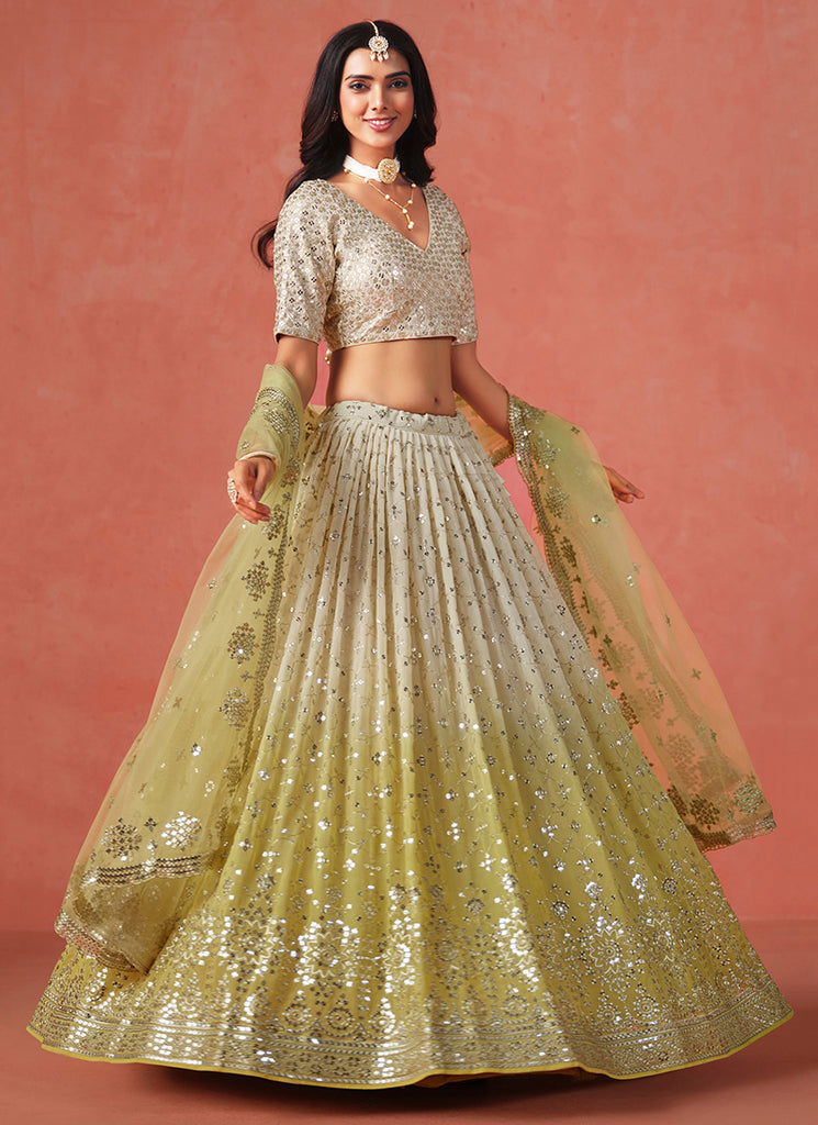 Yellow Lehenga Choli
