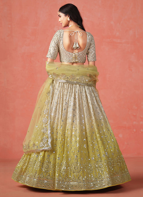 Yellow Bridal Lehenga Choli
