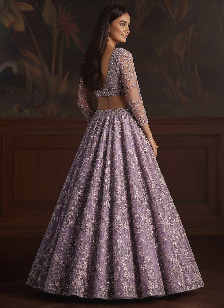 Shop Purple Lehenga Choli Online