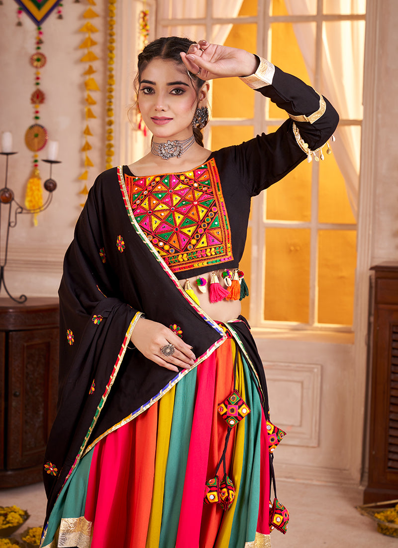 Buy Black Traditional Chaniya Choli Online