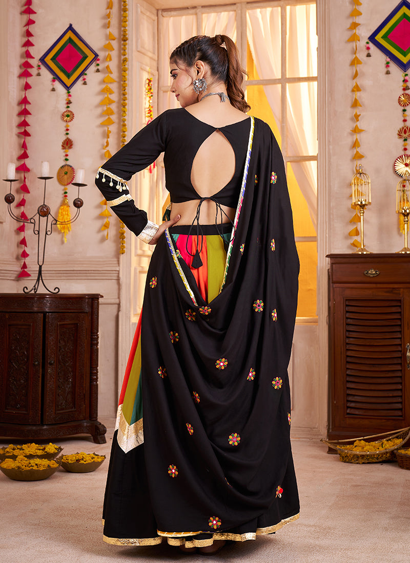 Buy Black Gujarati Choli