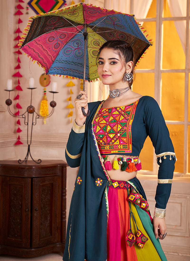 Buy Blue Traditional Chaniya Choli Online