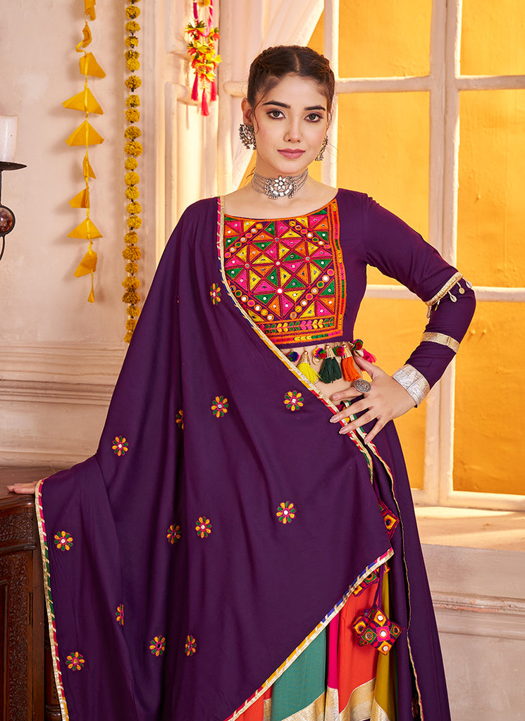 Buy Purple Traditional Chaniya Choli Online