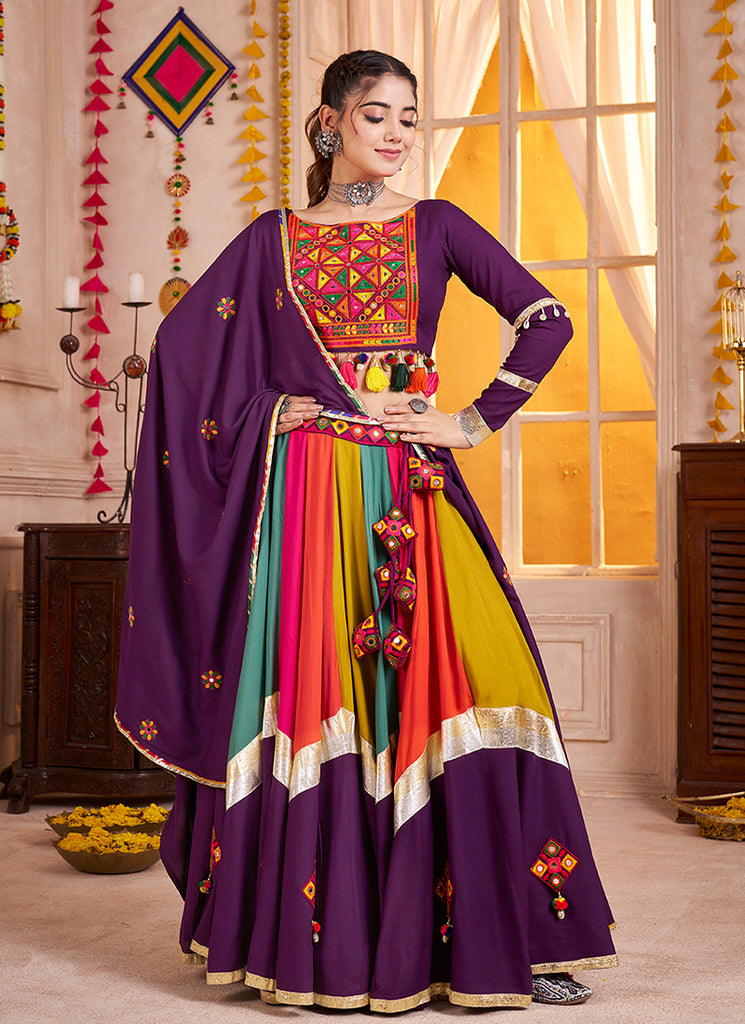 Shop Purple Traditional Chaniya Choli