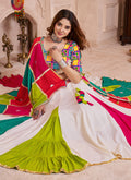Buy White Kutchi Navratri Chaniya Choli Online