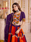 Buy Purple And Navratri Chaniya Choli Online