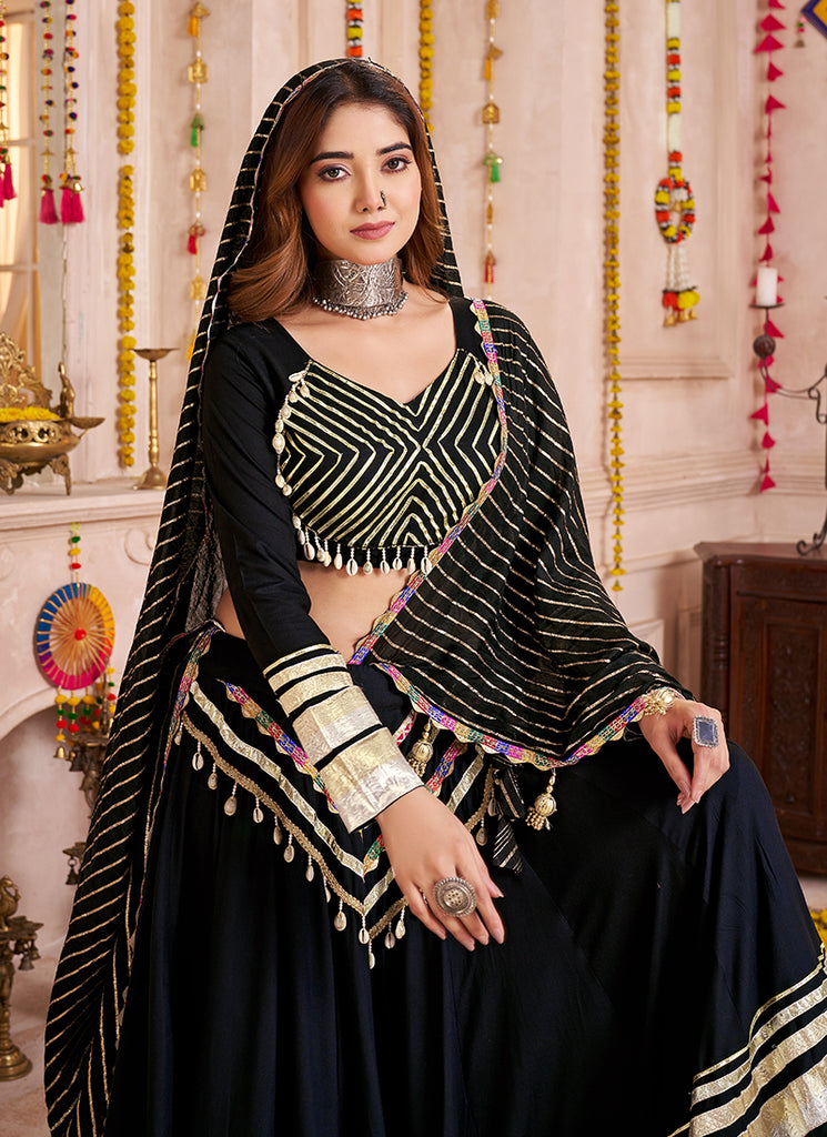 Black Navratri Chaniya Choli Online