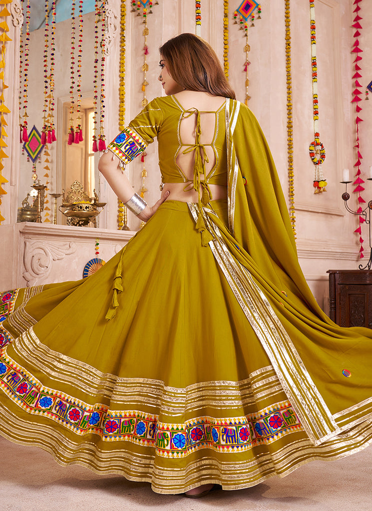 Buy Yellow Lehenga for Navratri
