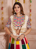 White Lehenga For Navratri