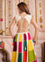 White Traditional Navratri Chaniya Choli In Canada
