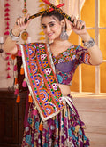 Buy Purple Navratri Lehenga Choli Online
